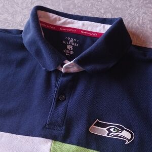 Tommy Hilfiger~ NFL Polo Shirt - Seattle Seahawks